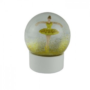 Sublimation Snow Globe For Gift;Custom100MM Ballet Girl Snow Globe Gift