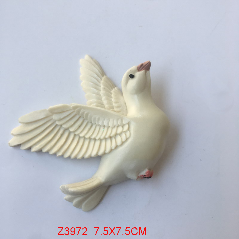 Custom Animal Fridge Magnet, Polyresin Resin Refrigerator Magnet – Pigeon