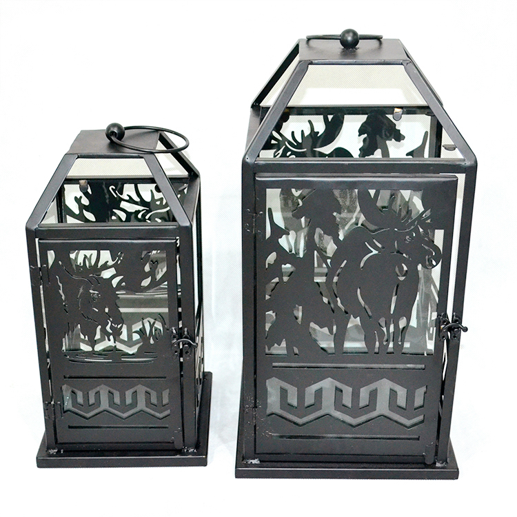 Hanging Decor Metal Lantern Candle Holder