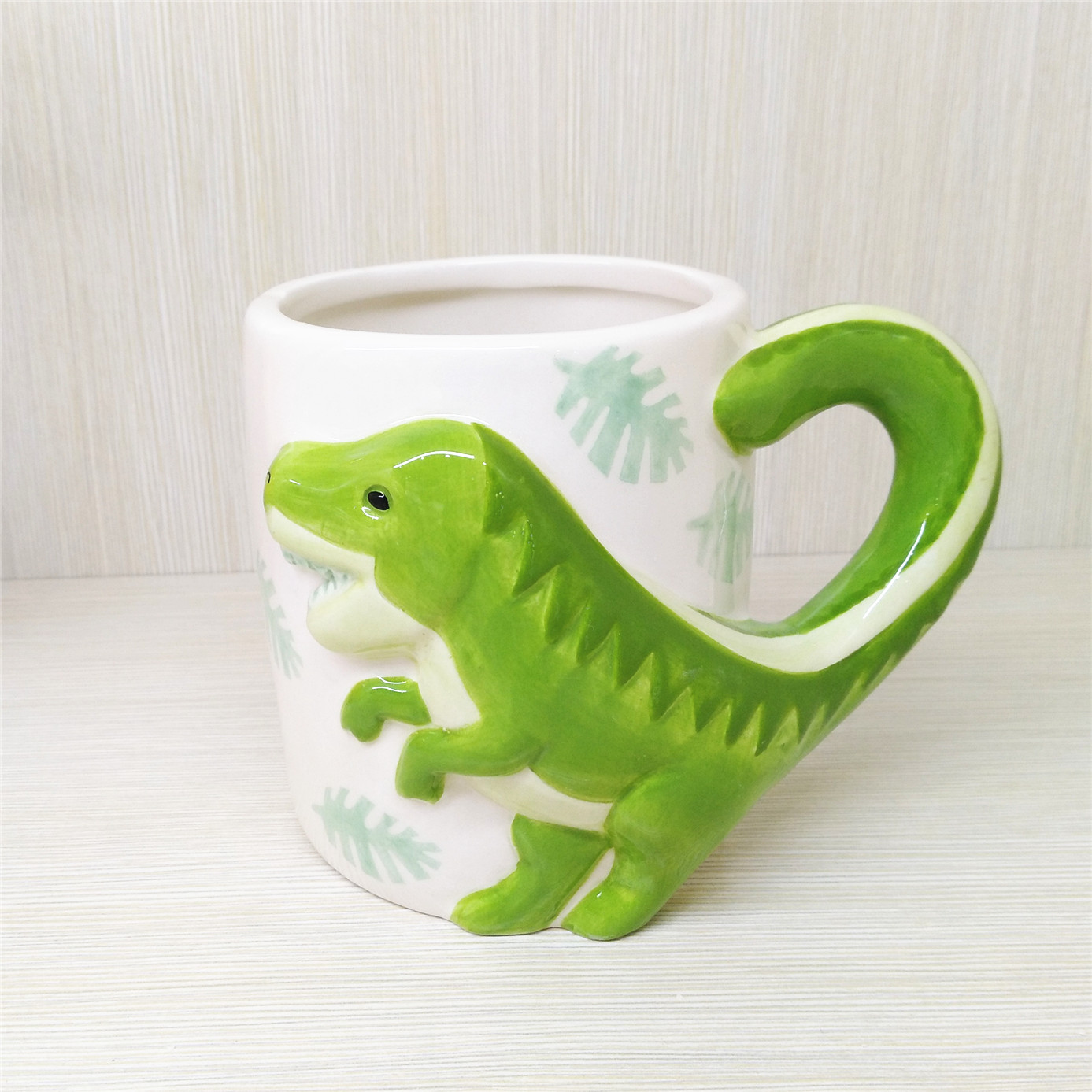 Cute  Fashionable  3d Dinosaur  Coffee Mugs  Bulk Cheap ceramic  custom made mug