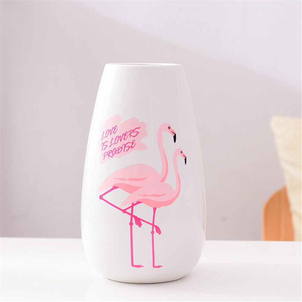Flamingo  Ceramic Vase Flower Vase Desktop Decoration flower vase