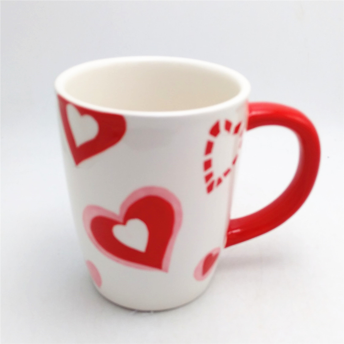 Customized ceramic pretty coffee mug  12 oz Valentine's coffee mugs