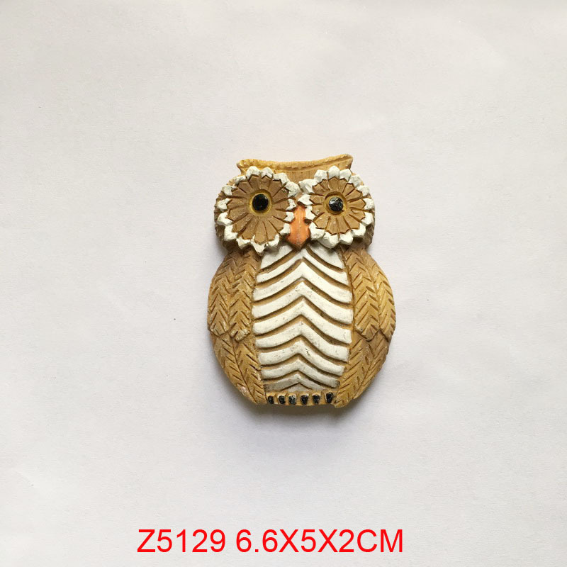 Custom Animal Fridge Magnet, Polyresin Resin Refrigerator Magnet – Owl
