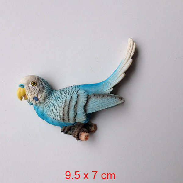 WORLD TOURIST SOUVENIR FAVORITE 3D FRIDGE MAGNET MAGNETIC- Bird Parrot
