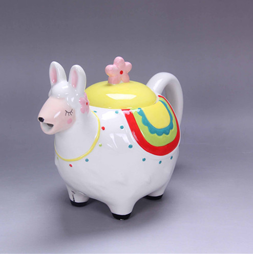 Ceramic llama design teapot ,llama kettles