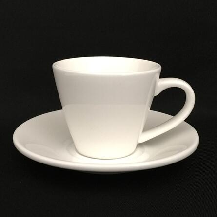 Porcellana espresso set tazza di caffè, caffè espresso tazza bianca