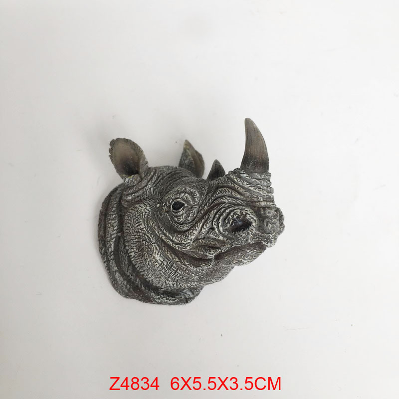 Custom Animal Fridge Magnet, Polyresin Resin Refrigerator Magnet – Hippo Head