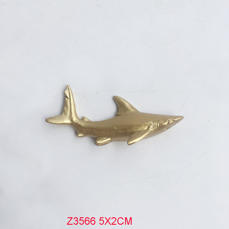 3D Model GREAT WHITE SHARK Sea Mammal Resin Fridge Magnet Toy Souvenir Gift