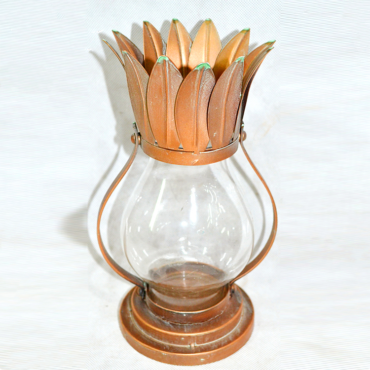 Fruit shaped metal wire pineapple candle holder for table decor