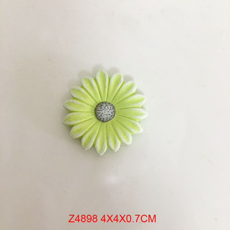 Custom flower Fridge Magnet, Polyresin Resin Refrigerator Magnet – Daisy
