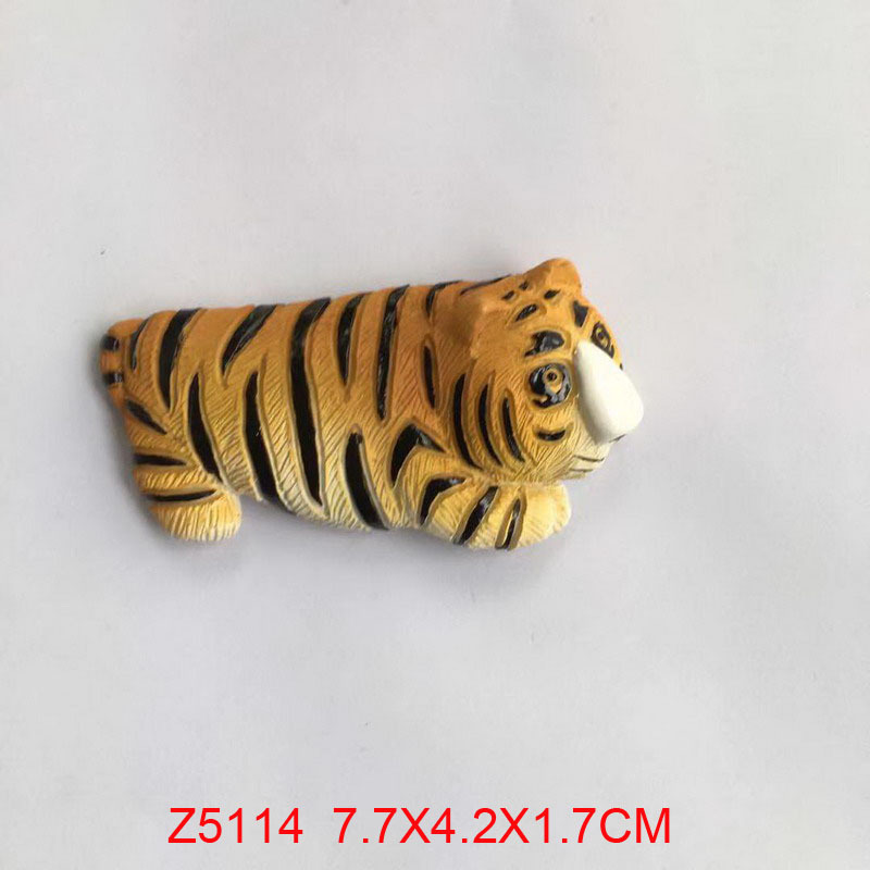 Custom Animal Fridge Magnet, Polyresin Resin Refrigerator Magnet – Tiger Head
