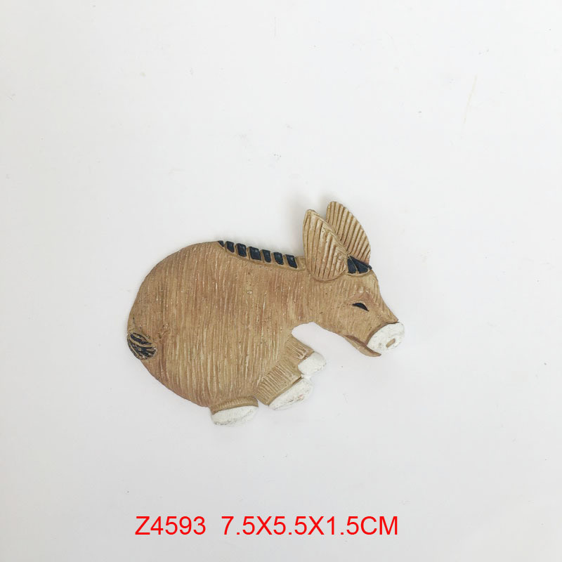 Custom Animal Fridge Magnet, Polyresin Resin Refrigerator Magnet – Donkey