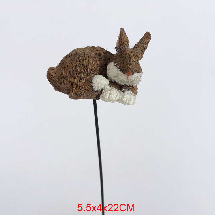 Siteki fanua foliga lapiti Eseta Bunny mutia Decor Polyresin resin samasama 31 "Long