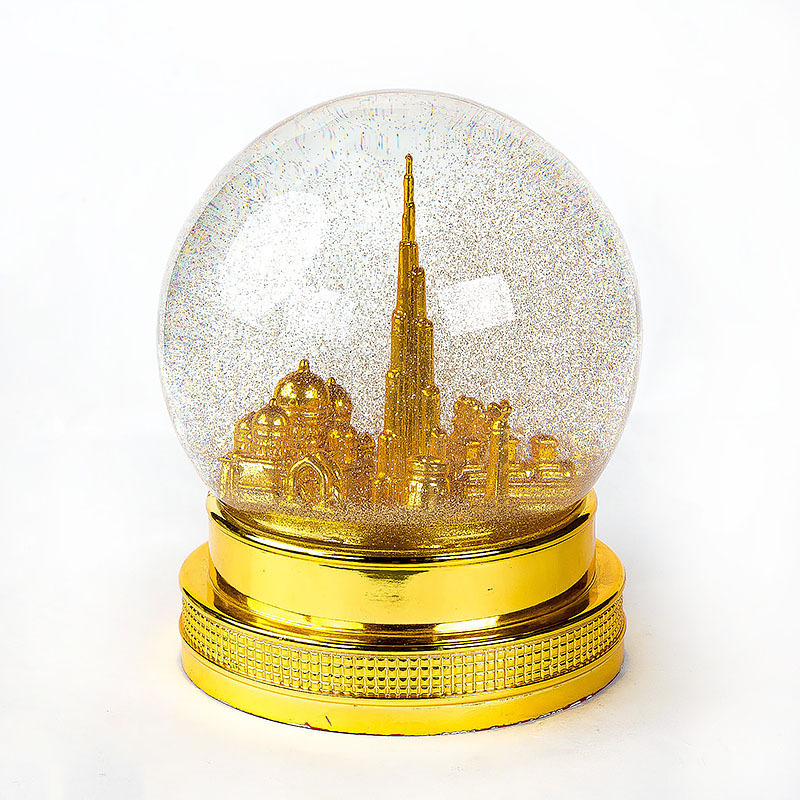 Dubai snow globe souvenir