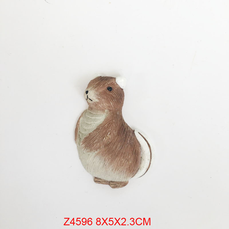 Custom Animal Fridge Magnet, Polyresin Resin Refrigerator Magnet – Squirrel