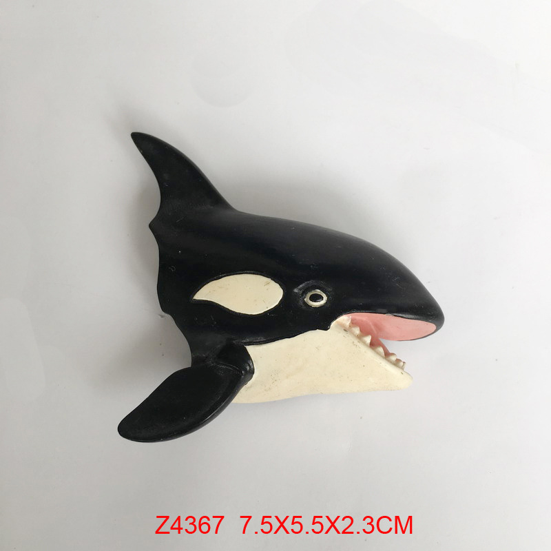 Custom Animal Fridge Magnet, Polyresin Resin Refrigerator Magnet – Dolphin Head