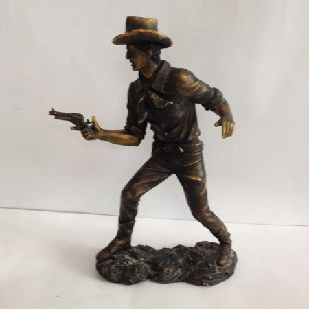 American Punent Cowboy Istatwa figurin Iswed Skulturi Moderna decors 5.6 "