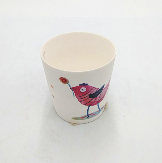 Ceramic hand painting spring theme tea cup