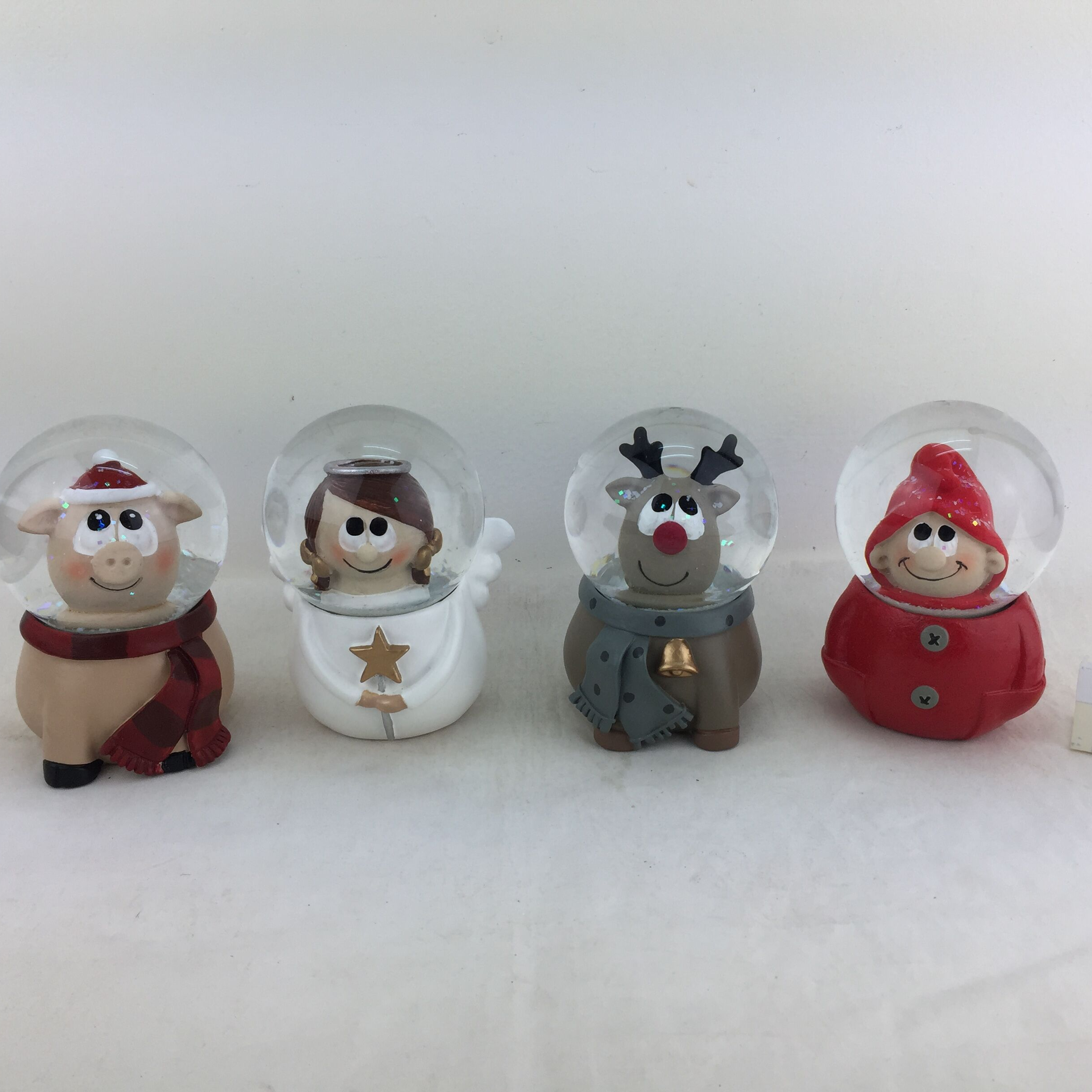 Santa Claus Christmas beach snow globe