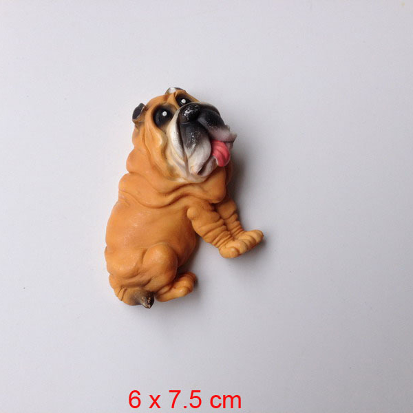 French Bulldog Magnets, Pawaca 3D Stereo Funny Animal Refrigerator Magnets, Perfect Animal Lover Gifts