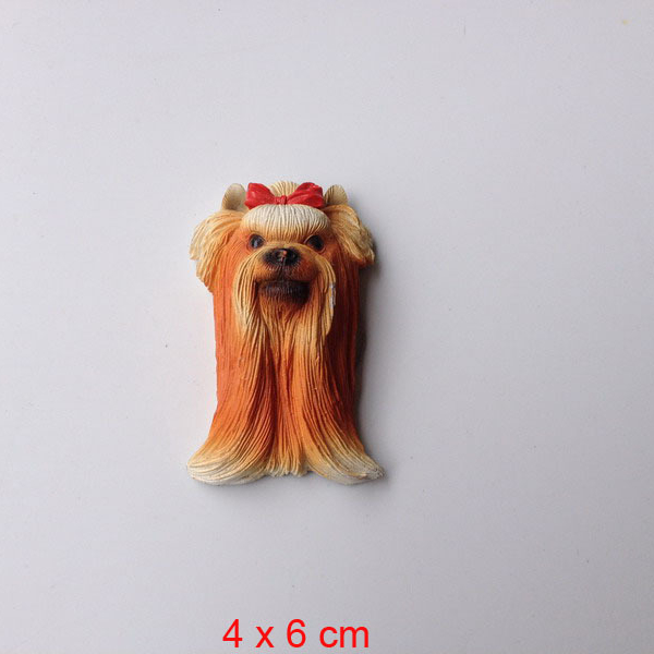 Custom Animal Fridge Magnet, Polyresin Resin Refrigerator Magnet – Dog Head