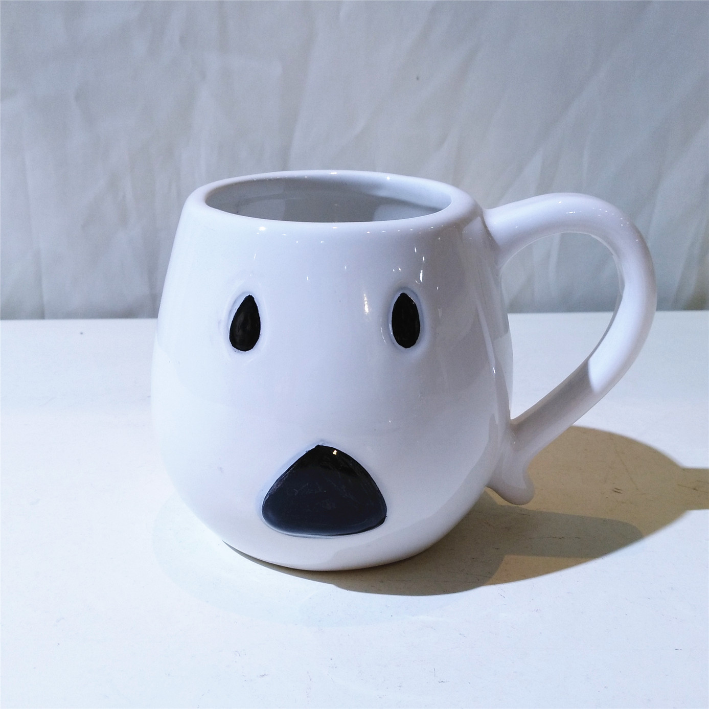 White Ghost  coffee mug  Halloween specialty  Ceramic Mug