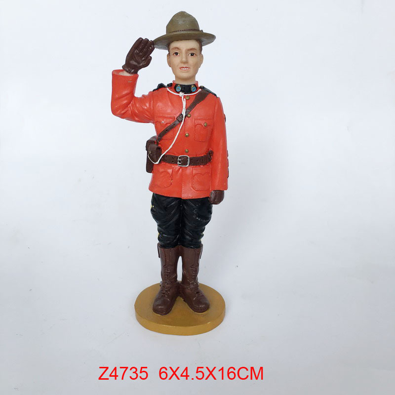 Police Officer Police Man Funny Occupation Figurine Profession 17 cm New
