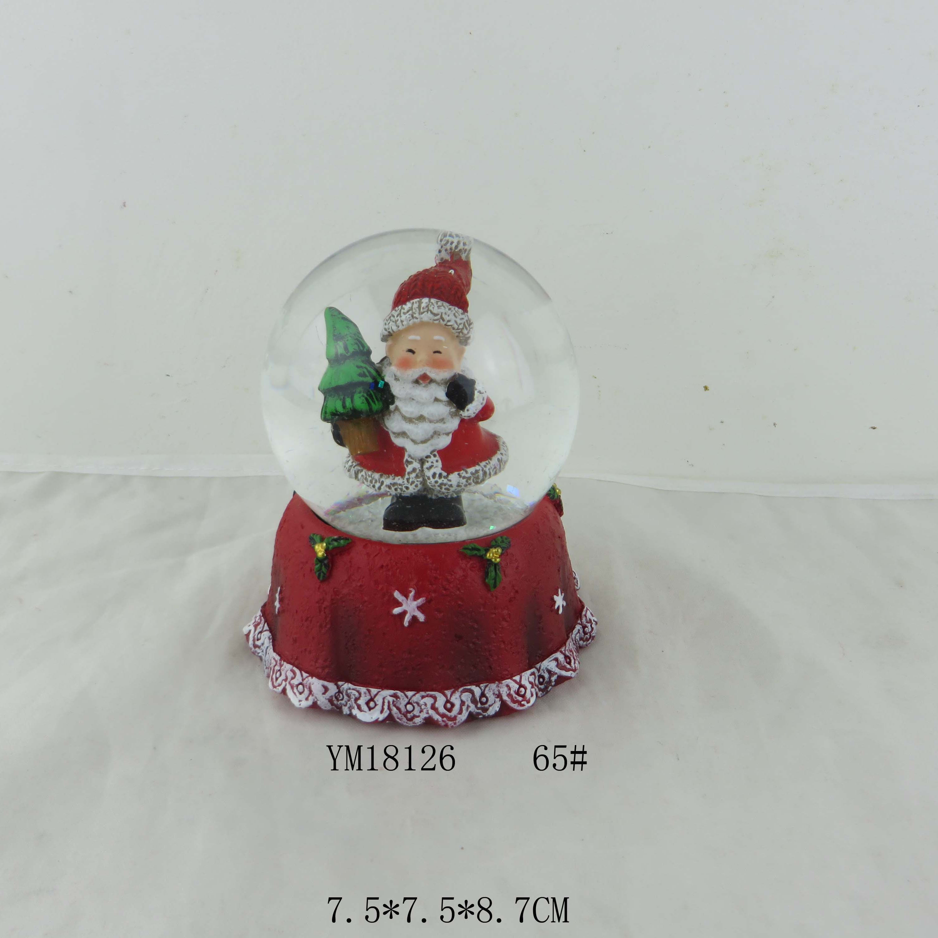 Santa Claus Christmas Custom mini snow globe