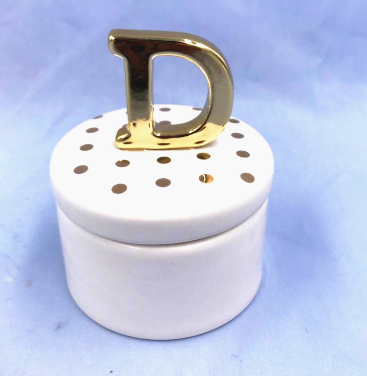 Ceramic weddnig ring box  ,wedding trinket box