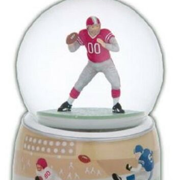 Custom soccer snow globe,water globe,snow ball