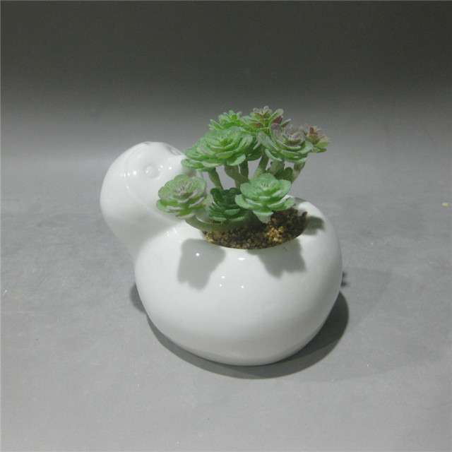 Cute Sloth Mini Plant Pot  Ceramic Sloth Flower Planter Pot  Flower Container Desktop Bonsai Holder For Indoor Home Decor