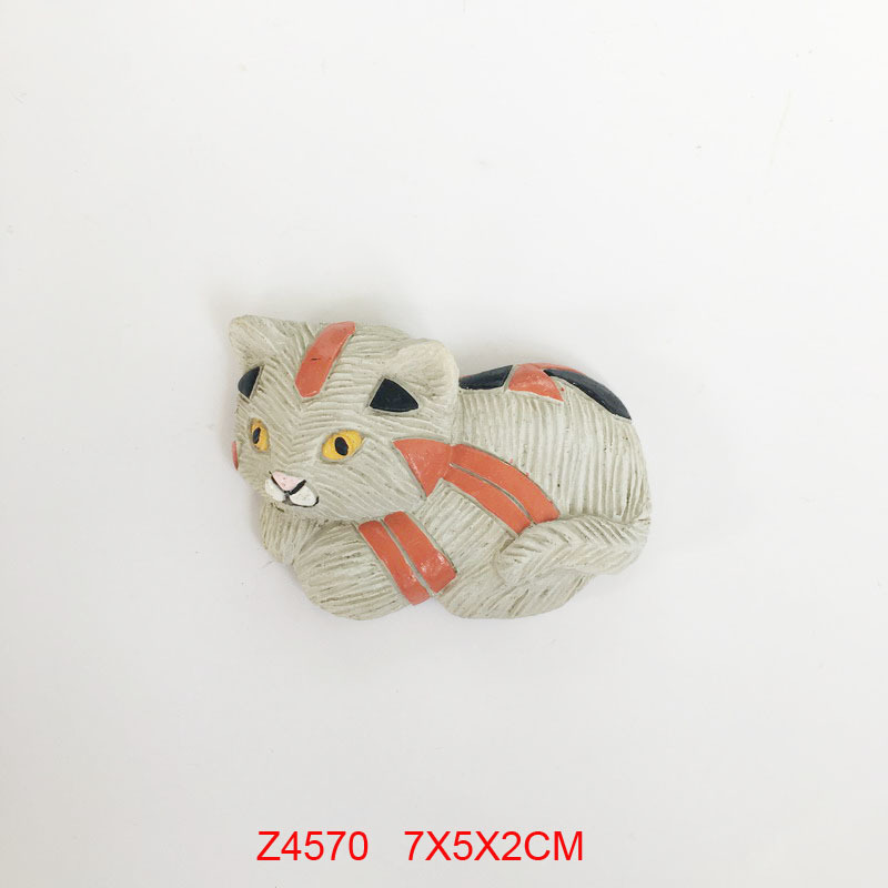 Custom Animal Fridge Magnet, Polyresin Resin Refrigerator Magnet – Cat