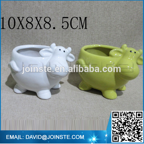 Ceramic disposable flower pot