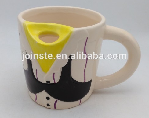 Glost firing  hollow coffee ceramic mug