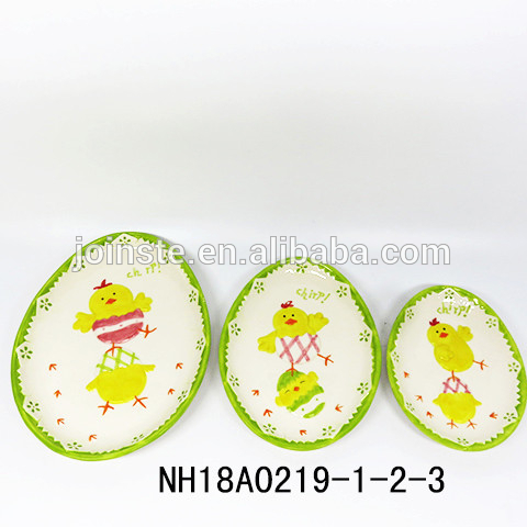 Holiday Easter Decor – Chick Easter Egg Plate Dishes