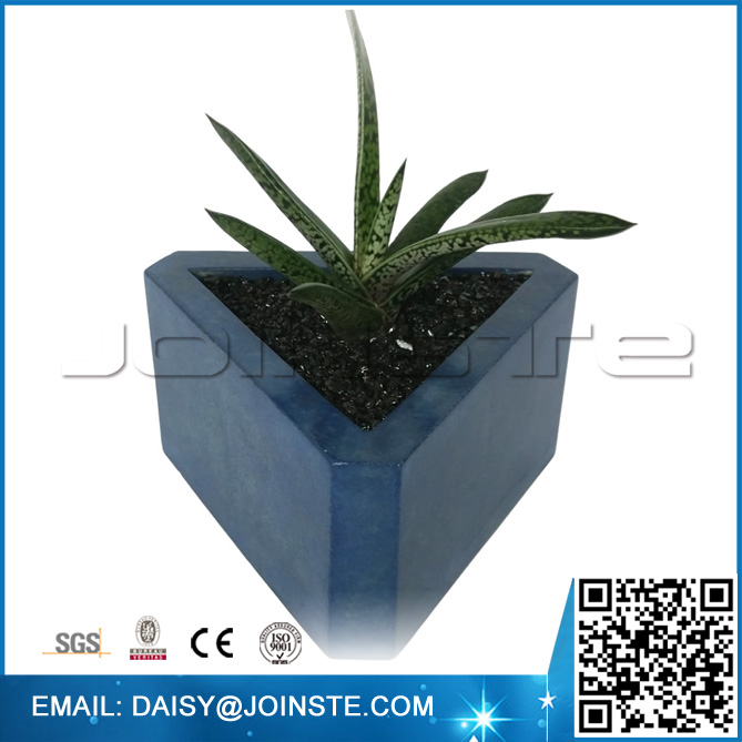 Triangle planter pots,outdoor concrete planter pots,pots planter