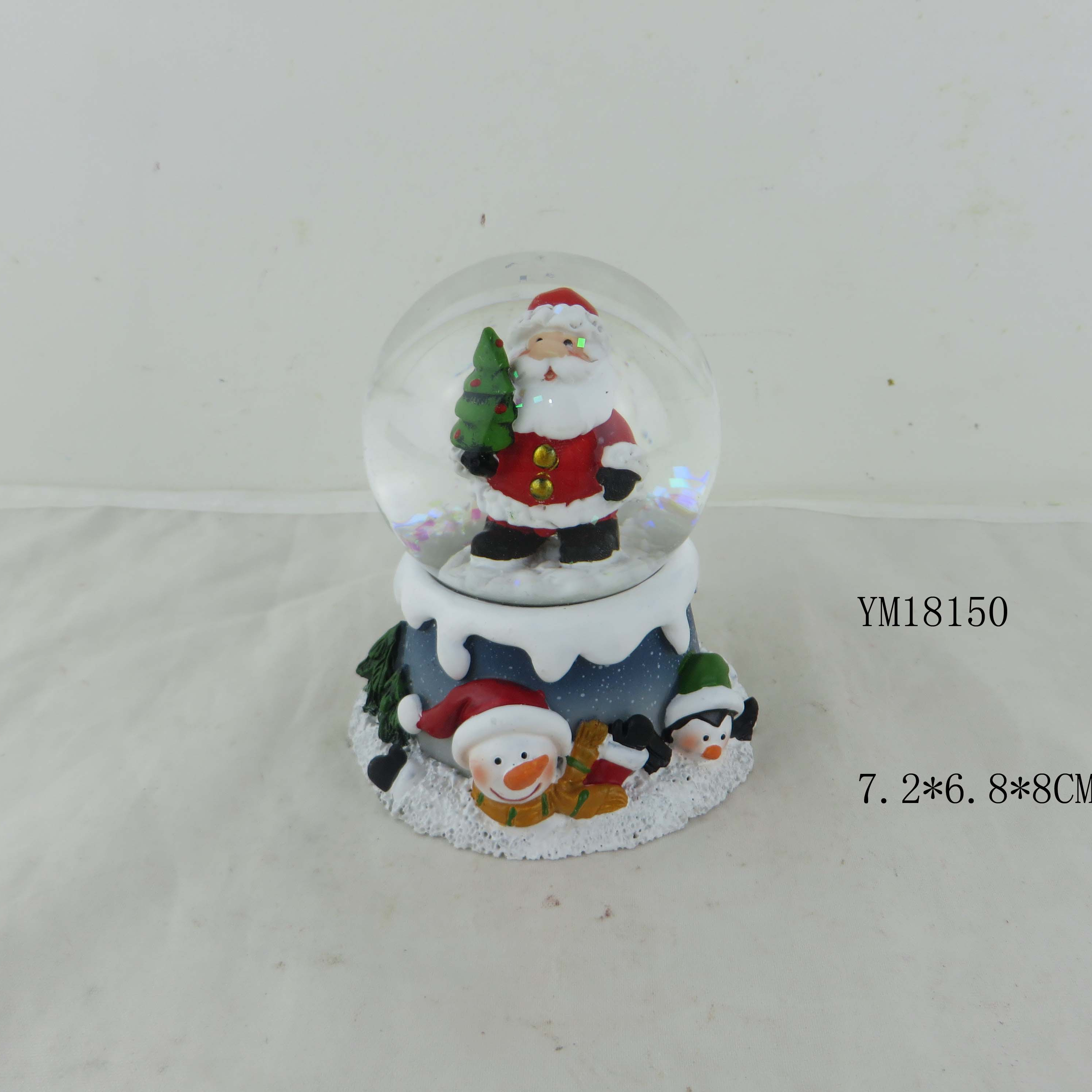 Christmas Santa snow ball funny snow globe custom snow globe