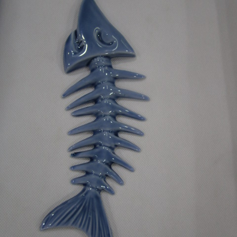 Decorative Fish Bones Wall Mount, Ceramic