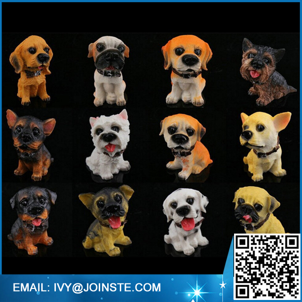 Dehua factory custom resin statue dog statue fairy figurines