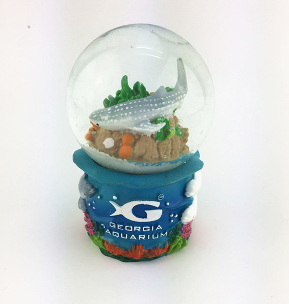 Customized aquarium sea fish design snow globes