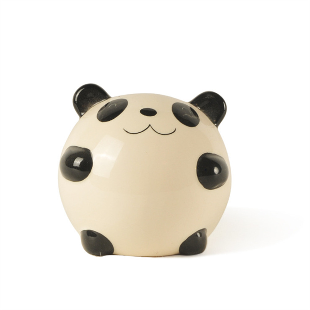 Cute ceramic panda piggy bank  ,coin bank ,money box custom