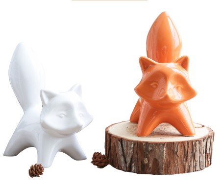 Ceramic Animal Decoration Gift Children's Holiday Gift Little Fox