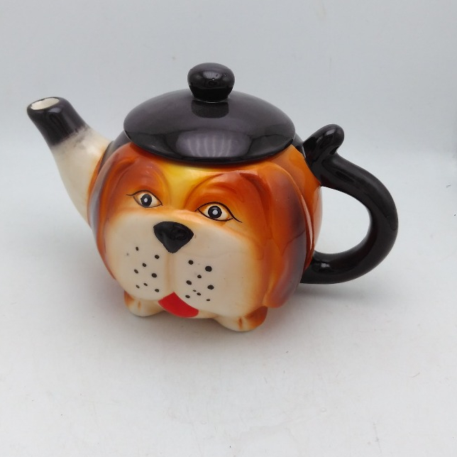 Dog teapot ceramic funny teapot set cheap price teapot