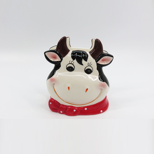 Ceramic Cow Napkin Holder