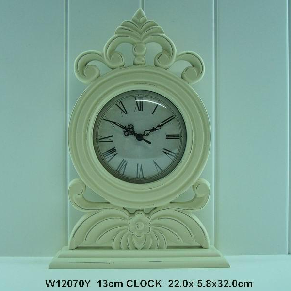 Wholesale home decor items interior decorating wood carving  clock