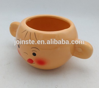 Customize animation figure painting kid ceramic mug