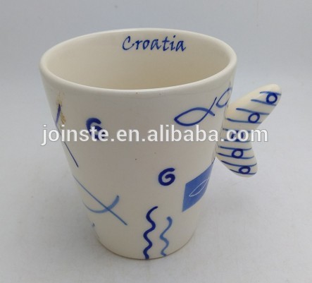 Customized unique painting ceramic coffee mug