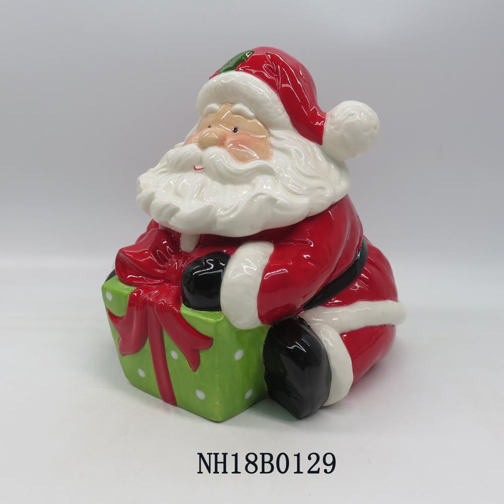 2019 Ceramic santa clause Christmas crafts