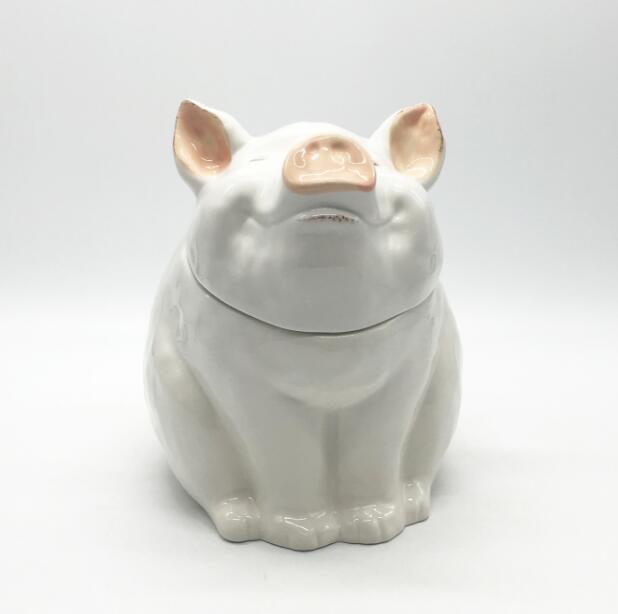 ceramic pig shaped jar,pig shaped containers,ceramic pig cookie jar