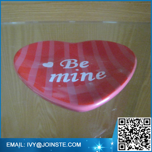 Pink ceramic heart shaped plates wedding plates wholesale